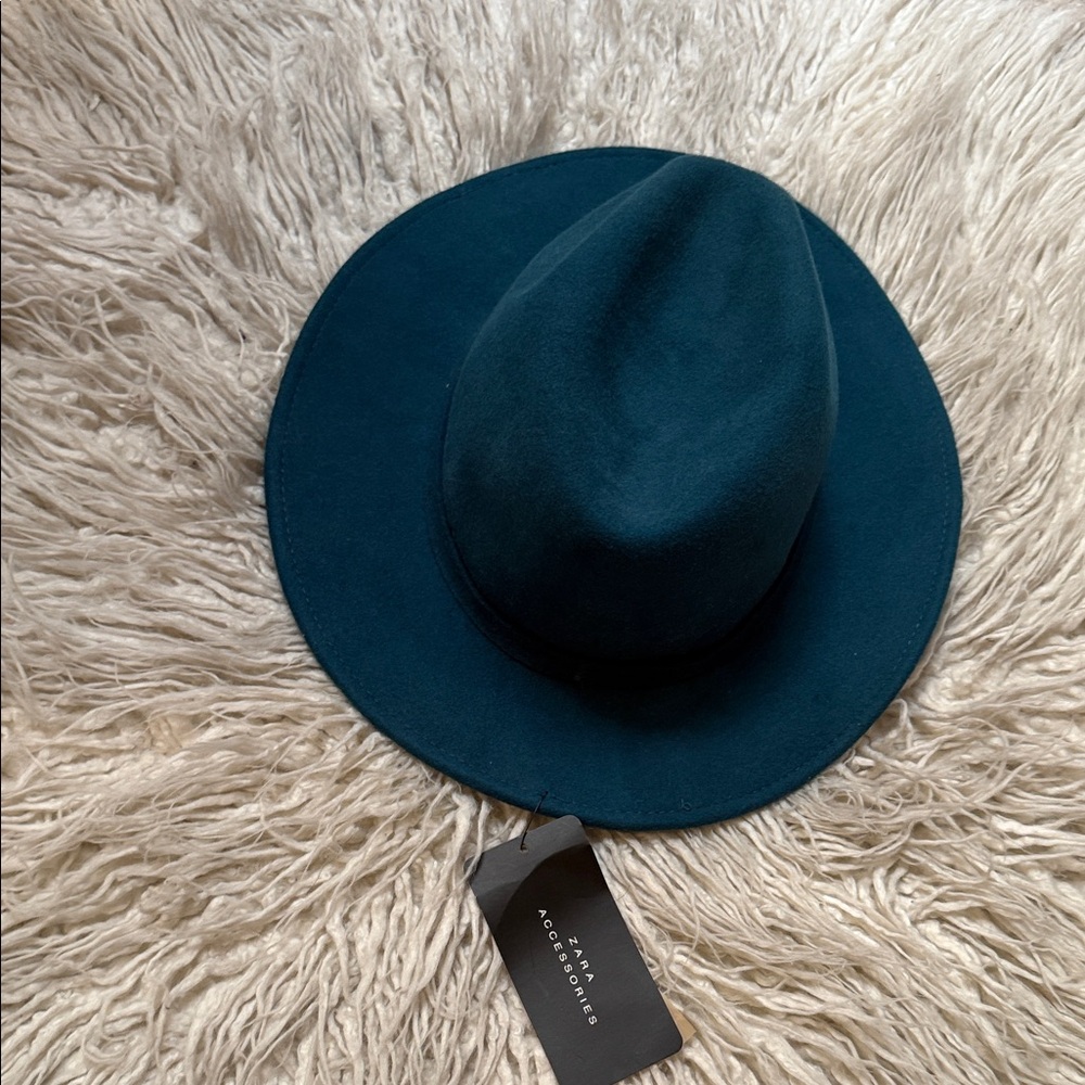 Teal Suede Hat